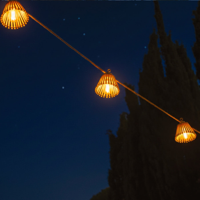 Guirlande solaire NATURA 10 LED 8M
