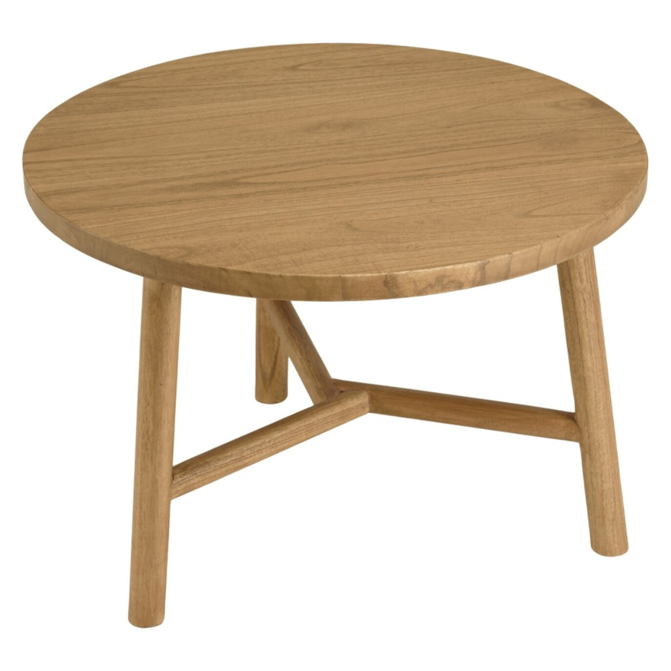 AMY - Table d'appoint ronde en bois de mindi D60cm