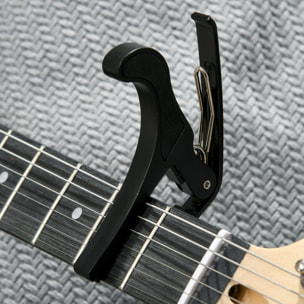 Kit Guitarra Eléctrica de Iniciación, Guitarra Eléctrica con Amplificador de 15W, Afinador Digital, Cuerdas, Correa, 3 Púas y Funda de Transporte, para Adultos, Adolescentes, Negro