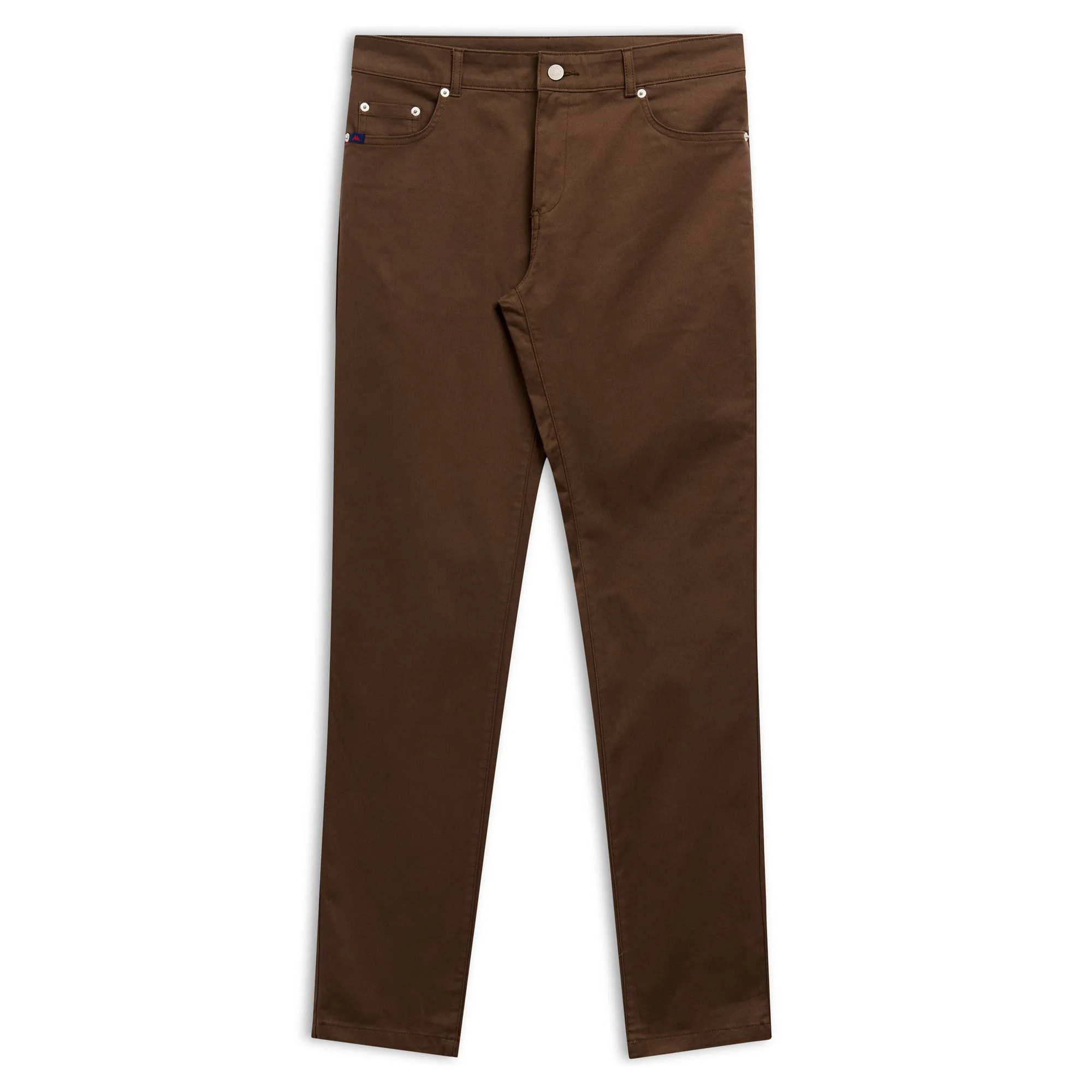 Kappa - Pantaloni Uomo Marrone - Jorman Comfort Peached Gabardine