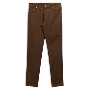 Kappa - Pantaloni Uomo Marrone - Jorman Comfort Peached Gabardine