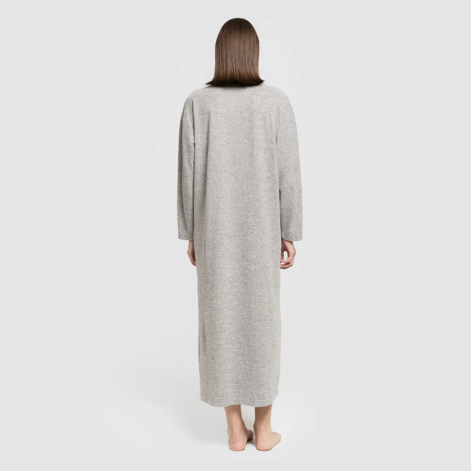 Vestido midi manga larga new punto extra suave
