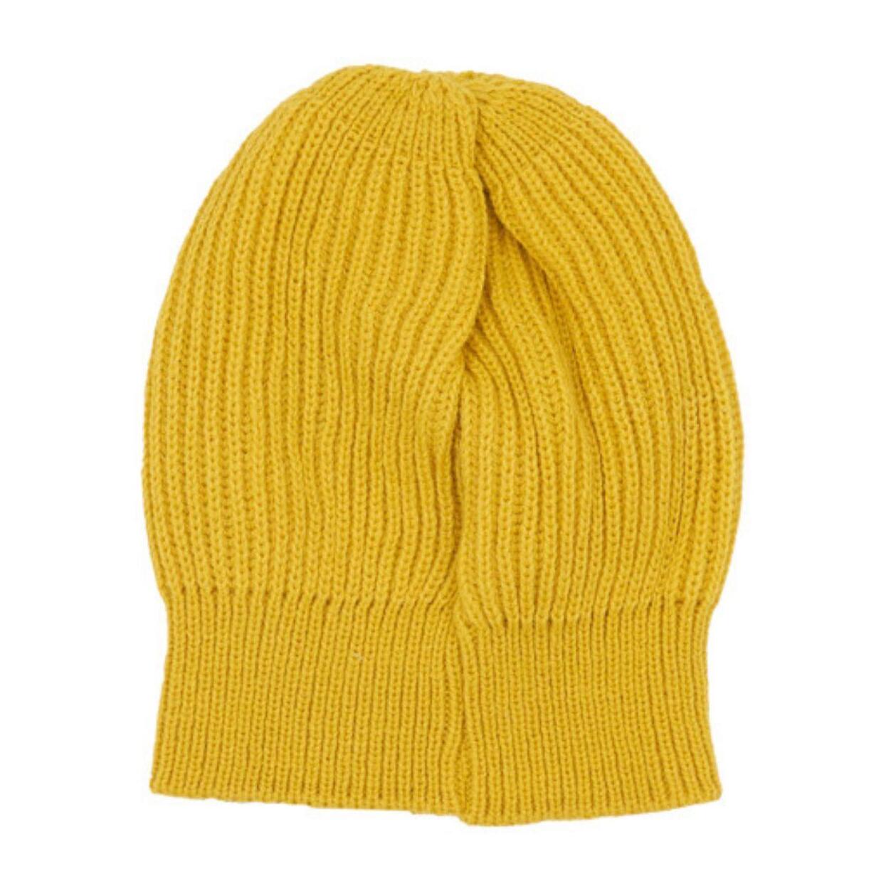 Gorro de punto con pequeño logo "Basic"
