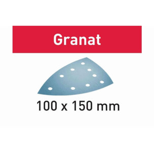 Abrasif STF Delta/9 Grain 40 Granat FESTOOL - 50 pièces - 577542