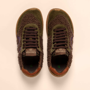 Zapatos N5435B MULTI MATERIAL BROWN/ OROEL color Brown