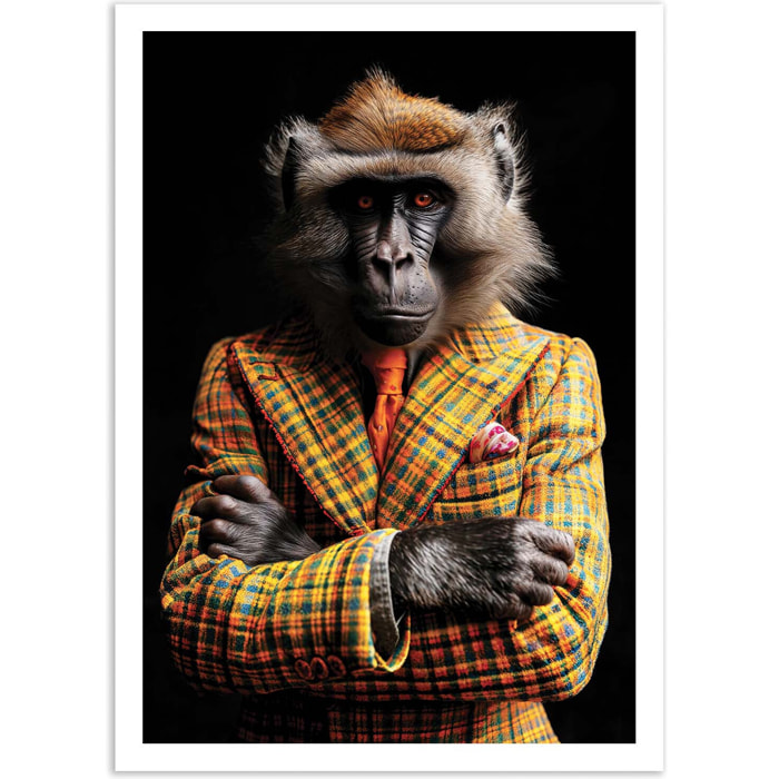 Affiche - Baboon Wild Suits - Philippe Hugonnard