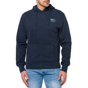 Felpa OCEANIK con cappuccio in cotone Blu navy