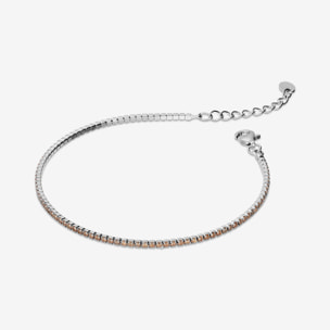 Bracciale Tennis con Cubic Zirconia Champagne 1.5mm