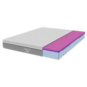 Cecotec Matelas Hybrid 180 x 200 Sacs de Printemps, 25 cm de Hauteur, Haute Ferm