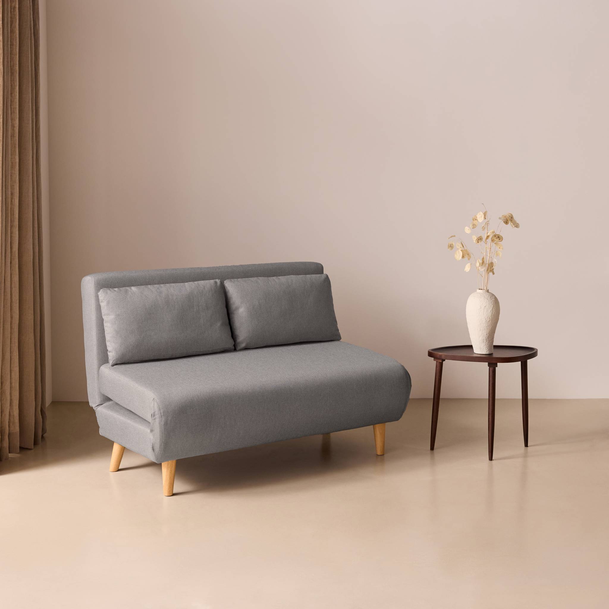 Canapé convertible 2 places tissu GUESTA