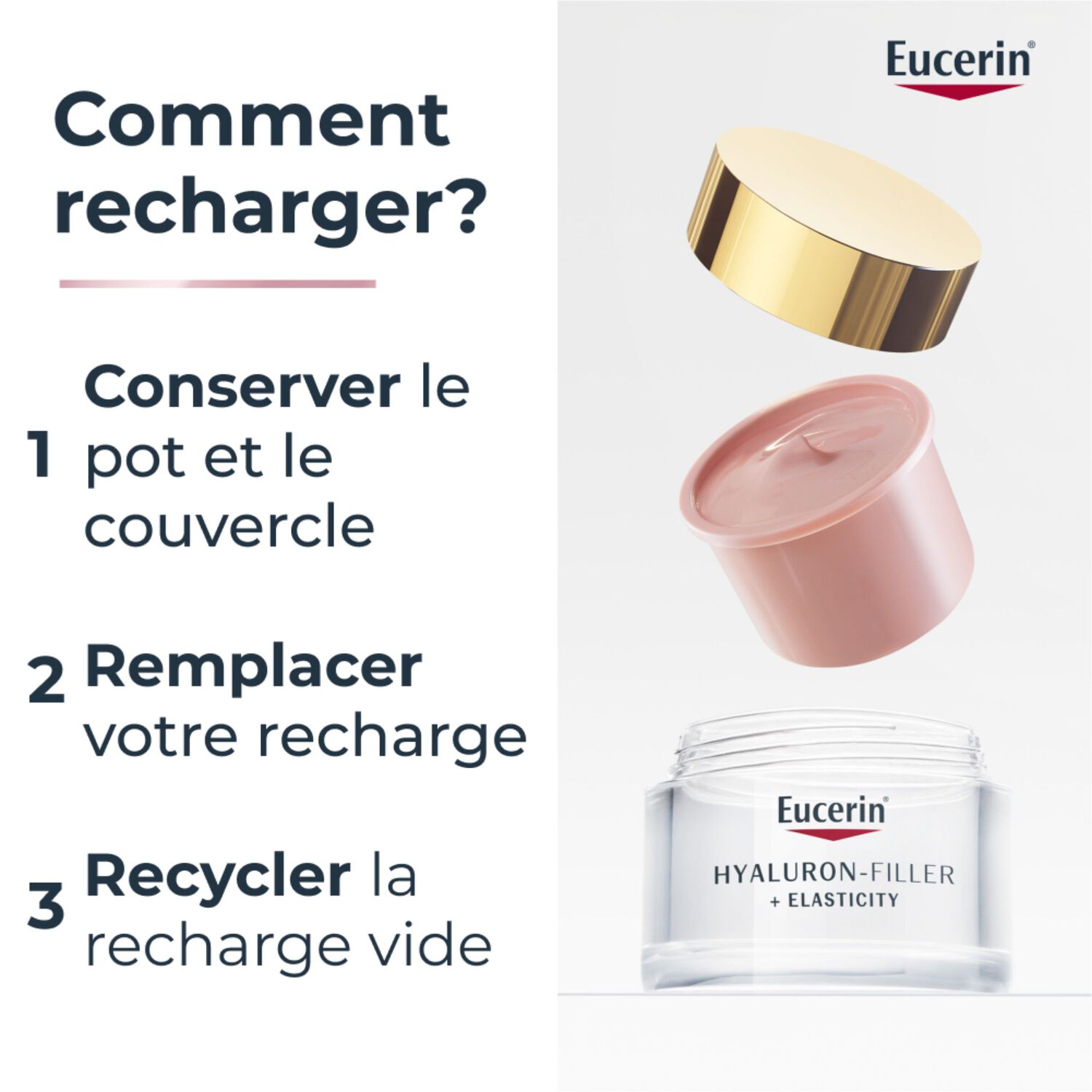 Hyaluron-Filler + Elasticity - Recharge anti-âge soin de jour rosé SPF30 50 ml