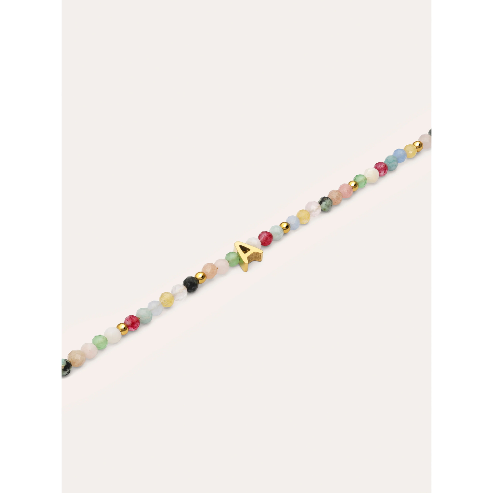 Bracciale Personalizzata Letter Altea Colors Acciao Placcato Oro