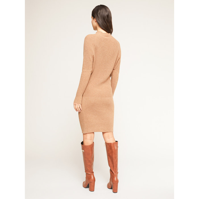 Motivi - Vestido corto de punto - Beige