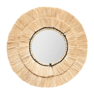 3 miroirs "Alba" Raphia D20/30/40cm