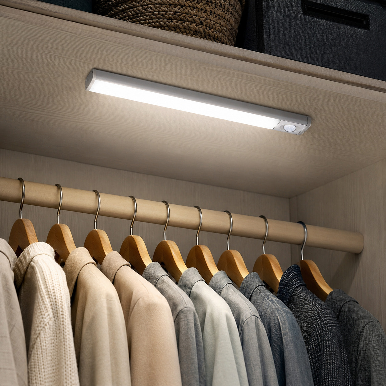OMEGA Lampada LED per Armadi con Sensore 4000K