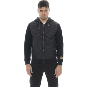 Chaqueta hombre Leone 1947 Apparel cremallera completa capucha logo pequeño