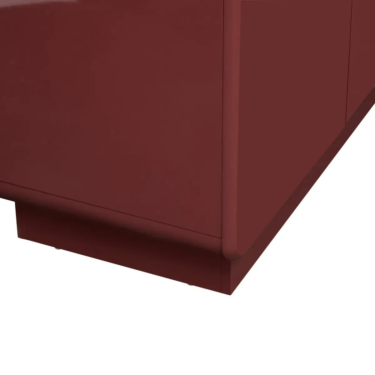Buffet Douglas carré 80x80cm 2 portes rouge