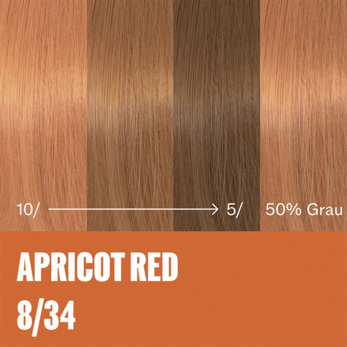 WELLA Supernatural Color 8/34 APRICOT RED 120G