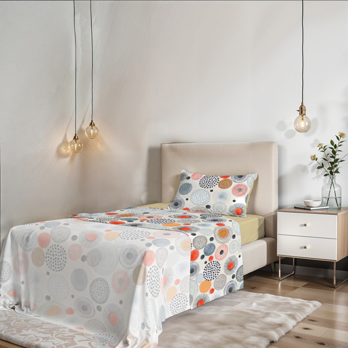 COMPLETO LETTO FANTASY SINGOLO - 100% MICROFIBRA