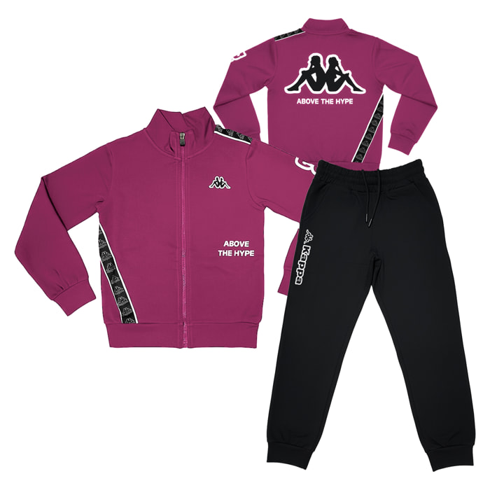 Tuta Ragazza KAPPA 8 - 16 Anni Cotone Felpato