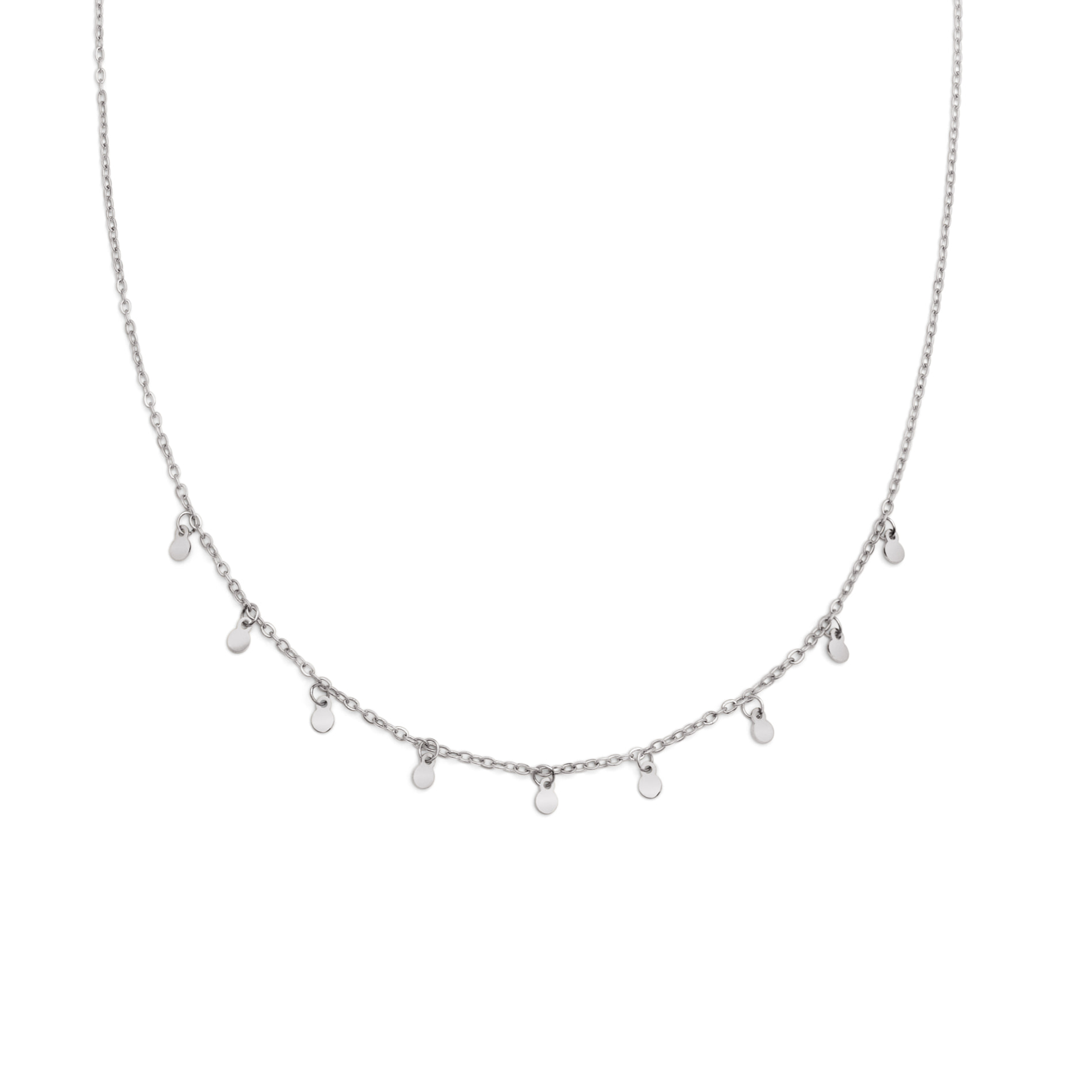 Collar Mini Moons 3mm Acero