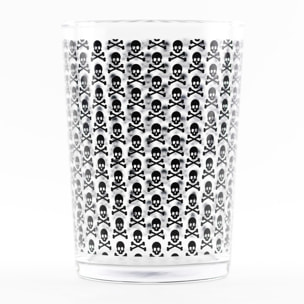 Set de 2, 4 o 8 vasos de sidra con calaveras scalpers home