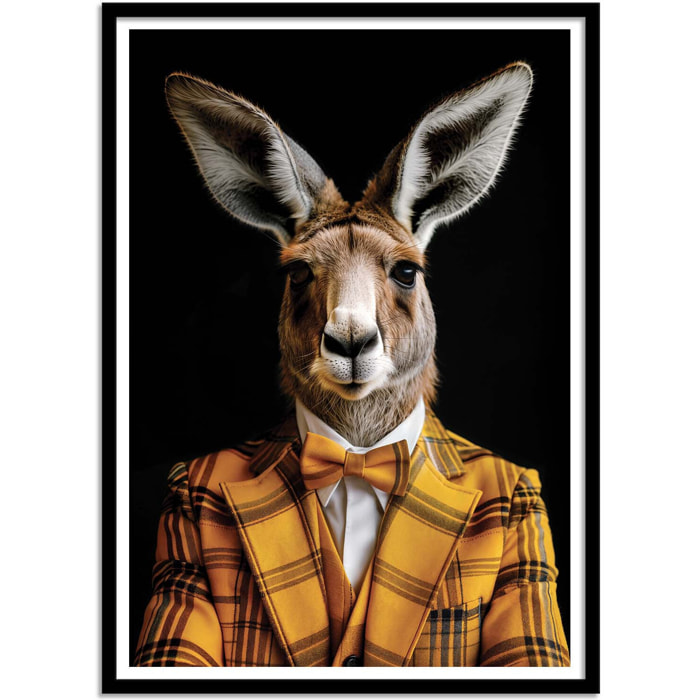 Affiche - Kangaroo Wild Suits - Philippe Hugonnard