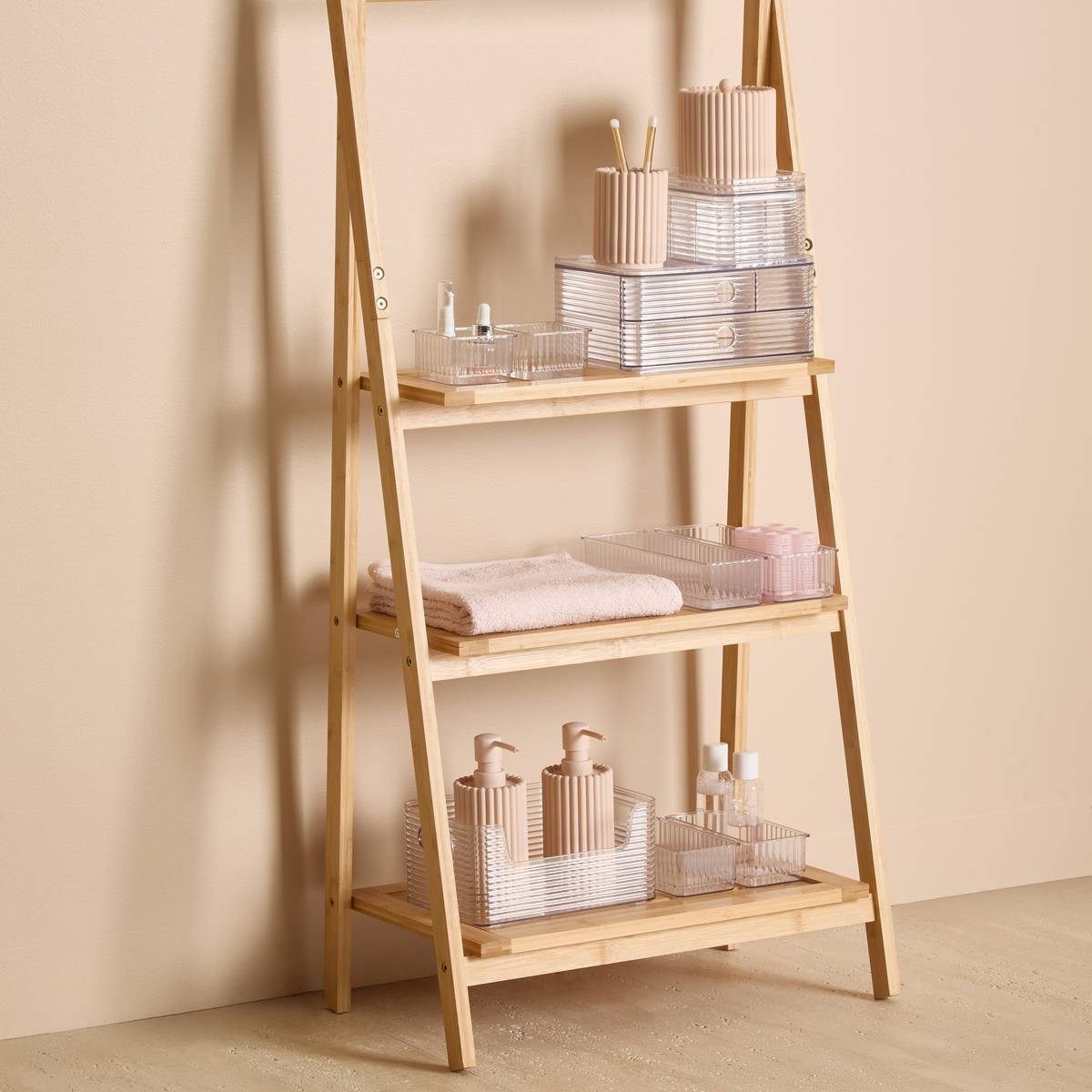 Organiseur Plastor avec poignées 15,2x10,5x22,5cm transparent