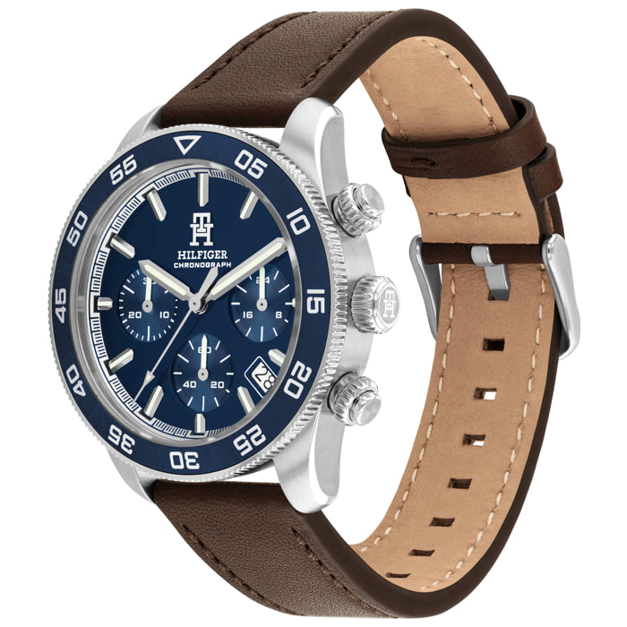 Reloj Tommy Hilfiger 1792163 Hombre Analogico Cuarzo con Correa de Cuero