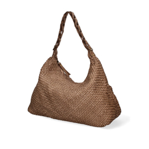 Borsa a spalla da donna - Modello Asteria - Vera pelle - 46.0 x 33.0 x 15.0 cm