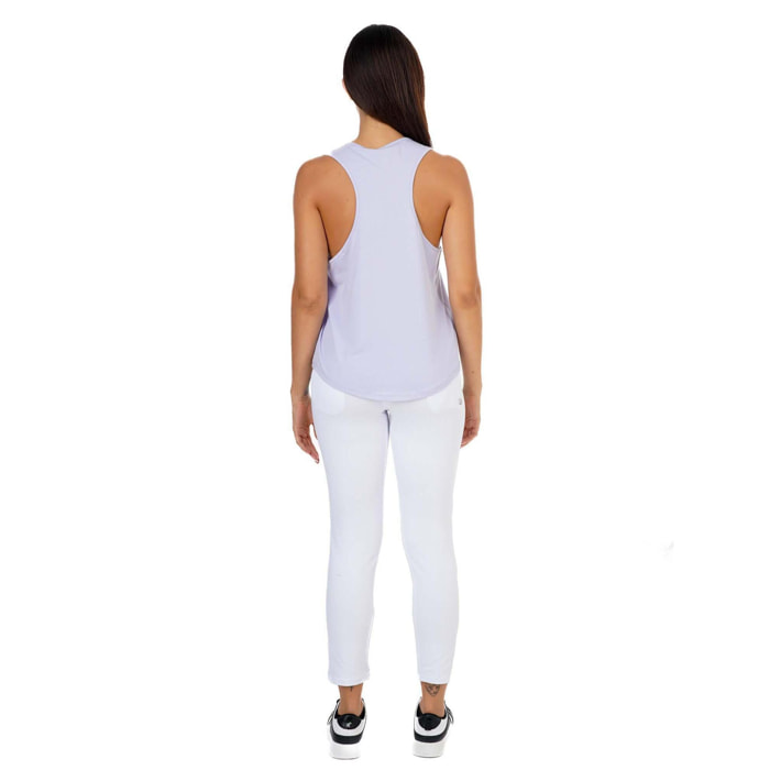 Canotta donna Leone 1947 Apparel in cotone con grande logo. Per training.