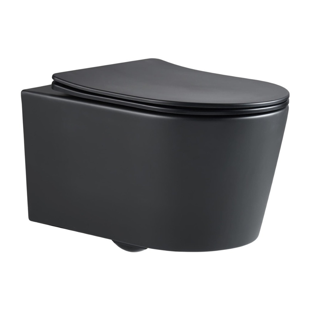 Pack WC bati-support Geberit + WC Swiss Aqua Technologies sans bride + abattant SoftClose + plaque noire (BLSATGEB7)