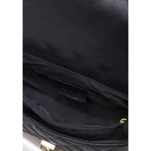 Borse Donna colore Nero-in pelle Made in Italy 28x15x8cm