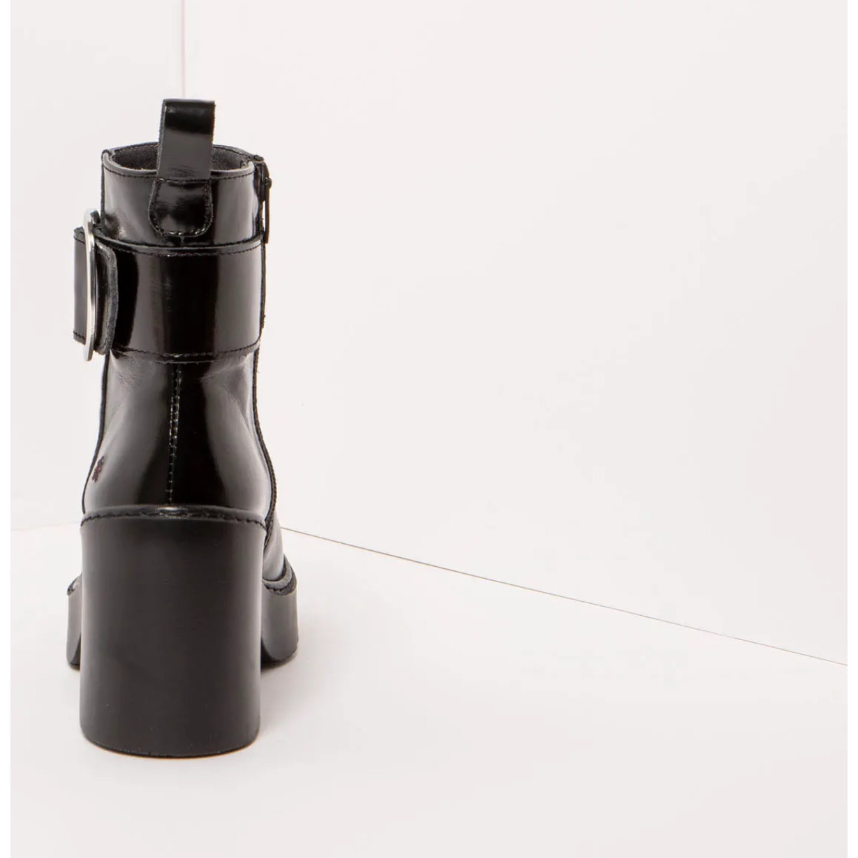 Botines con tacón 1979 NAPPA SHINNY BLACK/BERNA color Black