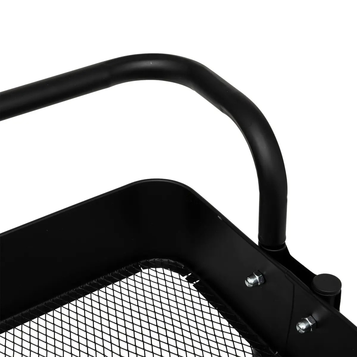 Desserte à roulettes "Boîtes relief 2 - Black edition" 3 niveaux noir