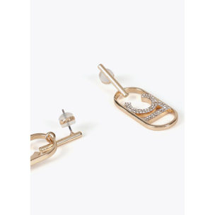 Orecchini gioiello LOGO ovale