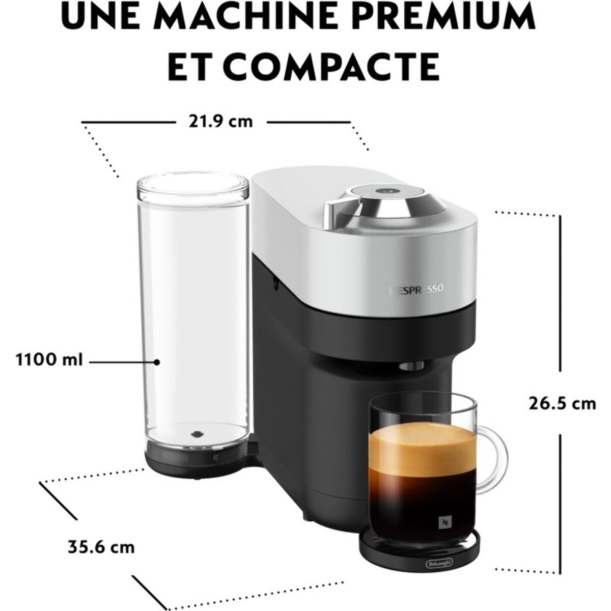 Nespresso Vertuo POP+ Deluxe Silver ENV95.S