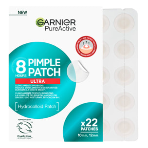 Cerotti Idrocolloidali per Brufoli PureActive Pimple Patch Ultra Barriera Protettiva 22 Patch