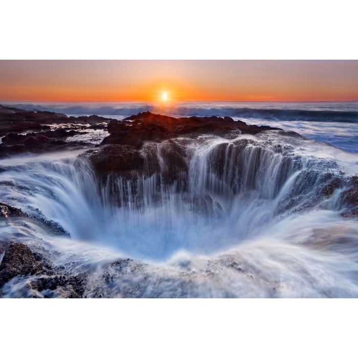 Tableau Le puit de Thor en Oregon Tableau alu Dibond