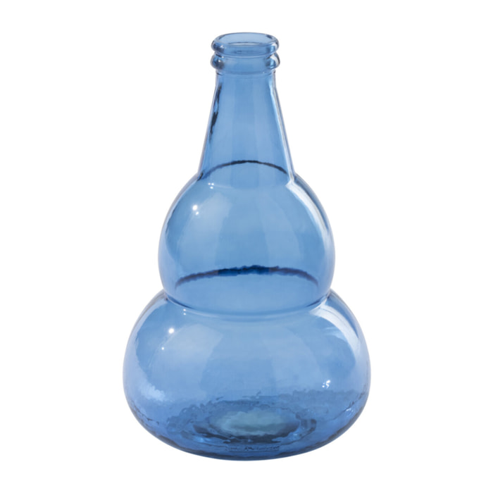 J-Line Vase - verre - bleu
