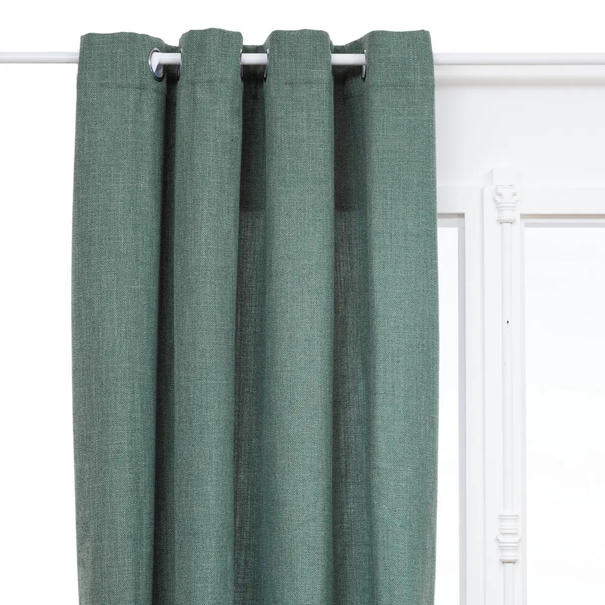Rideau "Clem" vert tilleul 140x260cm