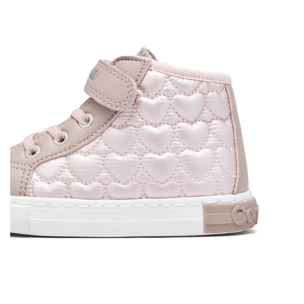 Zapatillas Altas De Niña Con Corazones