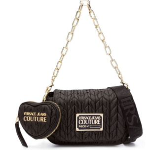 Versace Jeans Couture faux-leather matelassé de bolso de hombro