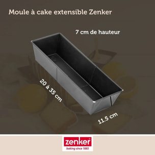 Set de 5 ustensiles de pâtisserie avec moule à gâteaux 2 bols spatule et verre mesureur Black metallic Black mettallic Zenker  Black mettallic