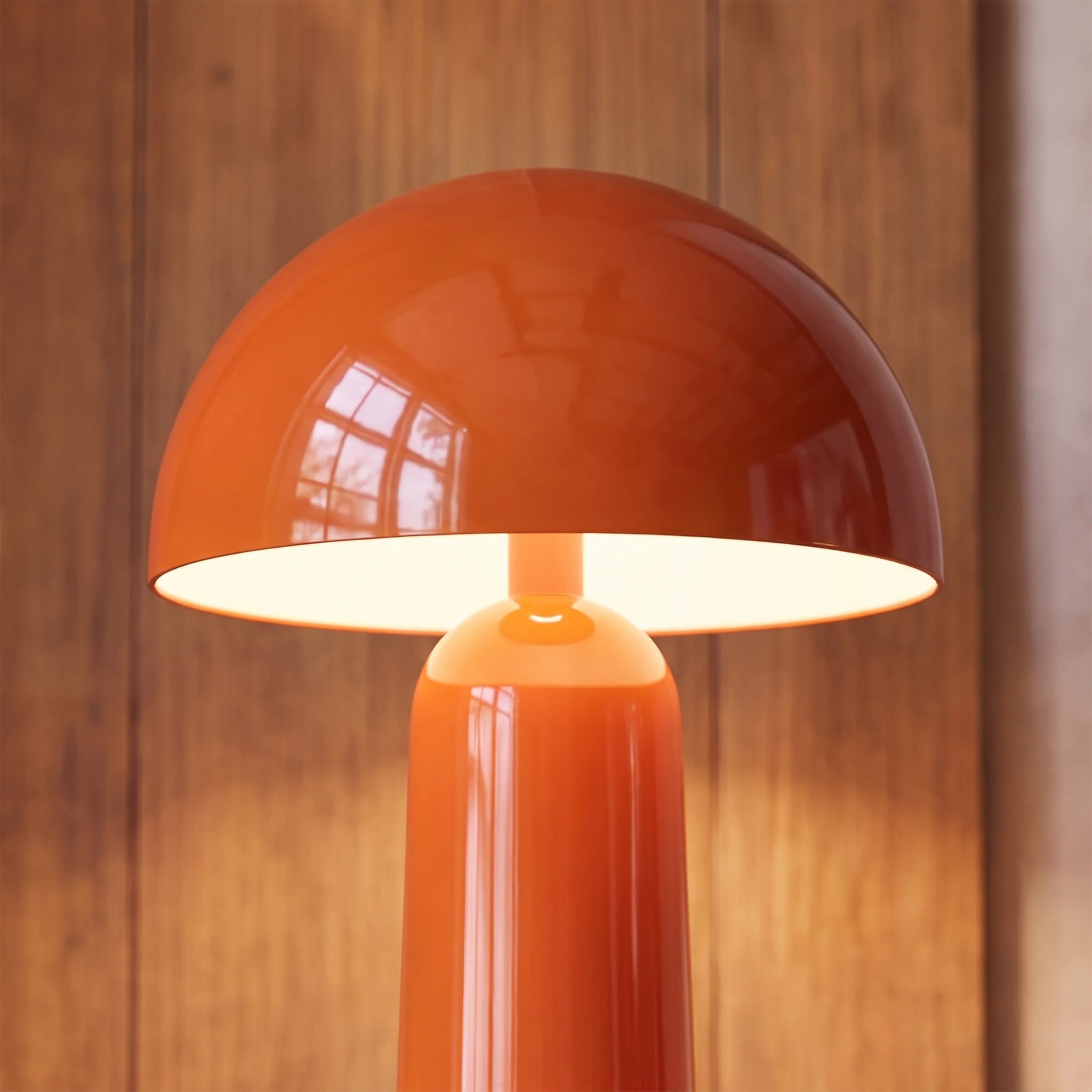 Lampadaire en métal orange - Clara
