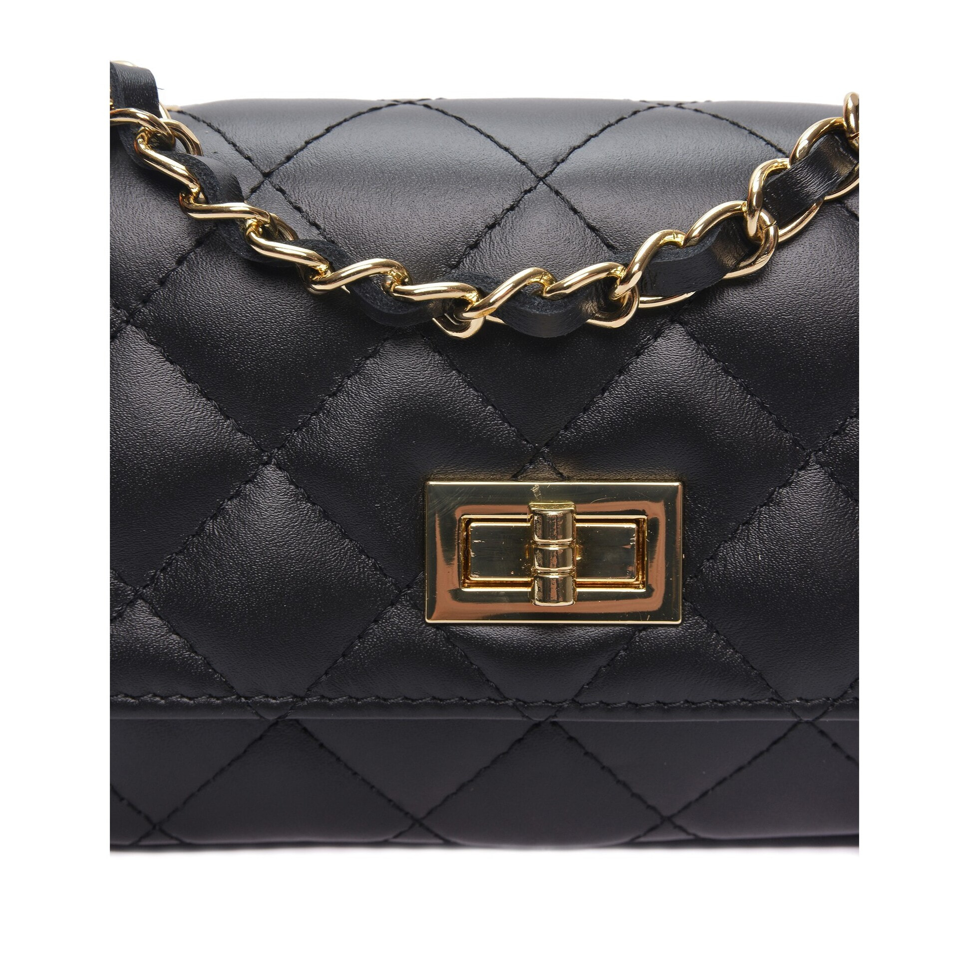 Borsa a spalla Anna Luchini Nero