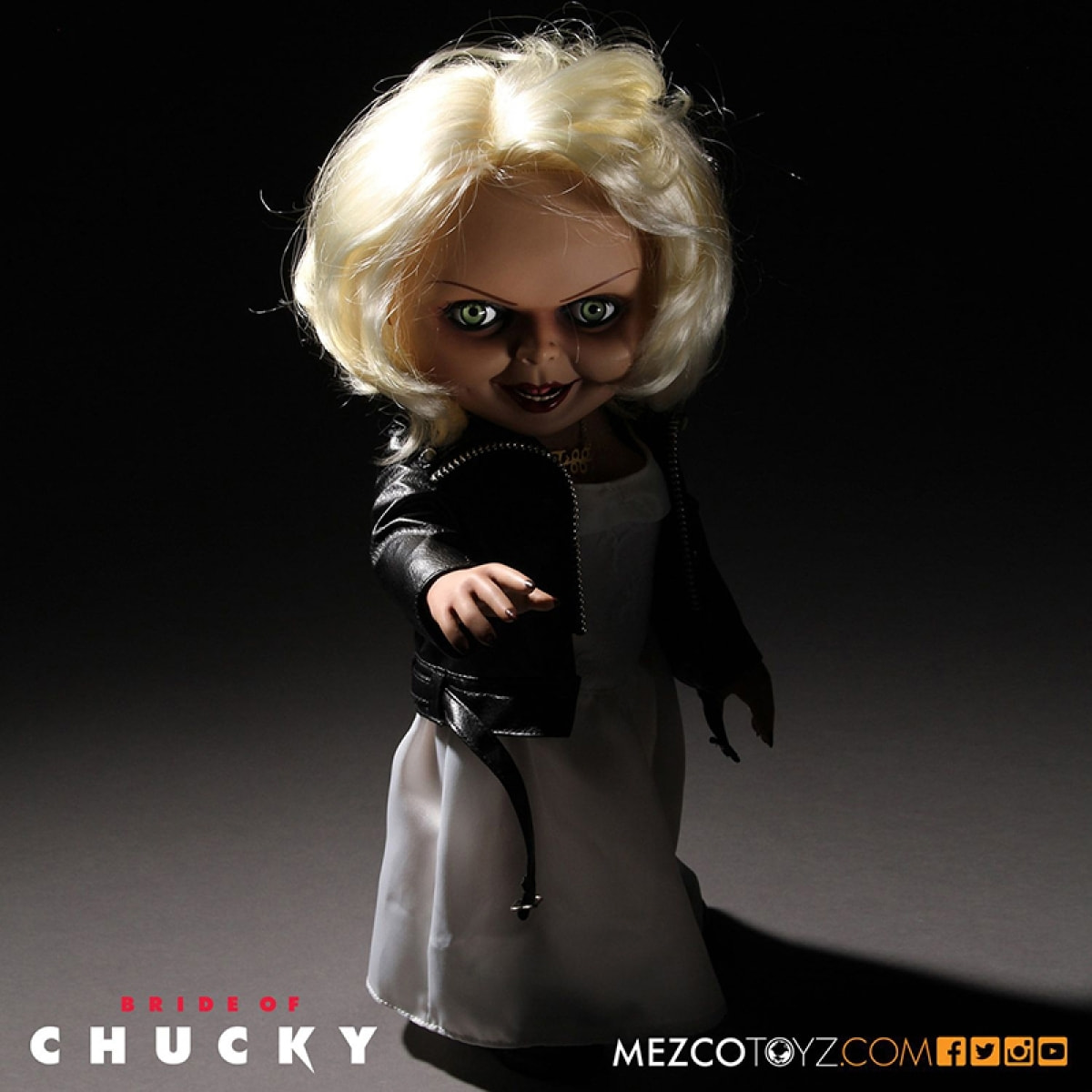 MEZCO TOYS BRIDE OF CHUCKY 15" TIFFANY AF (REPRINT) ACTION FIGURE