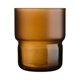 Set di 12 bicchieri da acqua 27 cl in vetro colorato Moka Delice - Luminarc