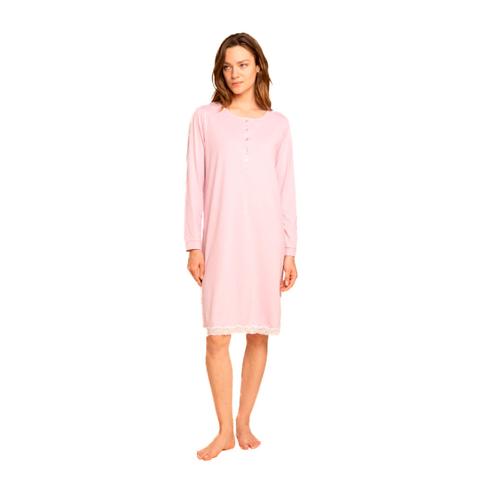 Camicia da notte donna cotone neutral Noidinotte