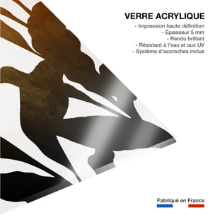 Tableau graphique Tropique paradis Tableau plexiglas